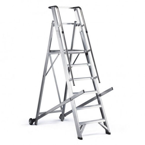 Escalera de aluminio - PDL029 series - DISSET ODISEO, S.L. - plegable / móvil / de plataforma