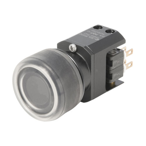 Pulsador de validación con 3 posiciones - 016P3PCG22F - New Elfin - AC/DC / IP67 / IP69K