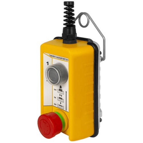 Caja botonera de 2 botones - 080R140GP3P33F - New Elfin - IP67 / de parada de emergencia / industrial