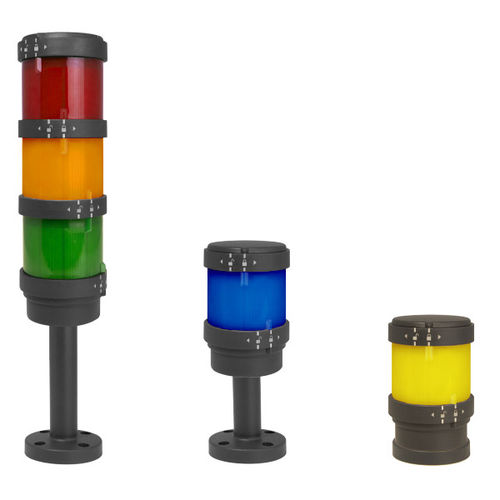 Columna de señalización permanente - New Elfin - de 6 colores / IP44 / modular