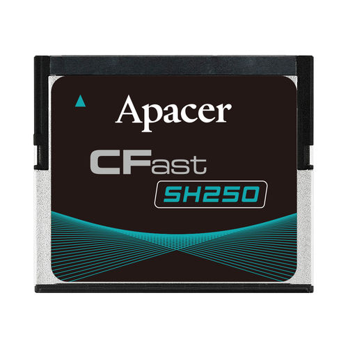 Tarjeta de memoria flash - SH250-CFast - Apacer Technology B.V. - 64 GB / 128 GB / 256 GB
