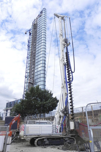 Perforadora con barrena continua - B360 XP-2 - CASAGRANDE - Foundation Division - geoctécnica / de pilotes / para orificio profundo
