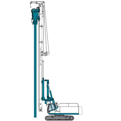 Vibrador hidráulico - CASAGRANDE - Foundation Division - vertical