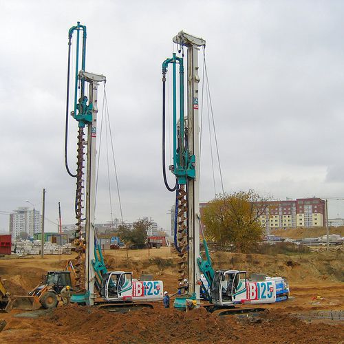 Perforadora con barrena continua - B125 XP-2  - CASAGRANDE - Foundation Division - geoctécnica / de pilotes / con orugas