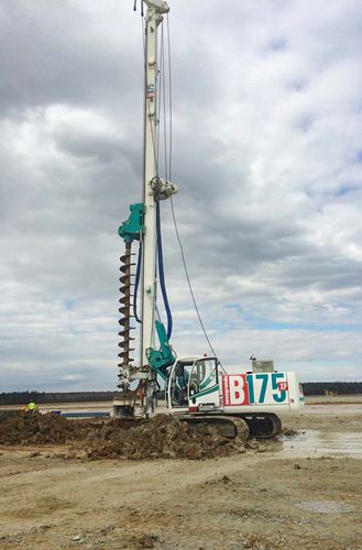 Perforadora con barrena continua - B175 XP-2  - CASAGRANDE - Foundation Division - geoctécnica / de pilotes / con orugas