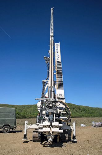 Perforadora multifunción - C8 XP-2 - CASAGRANDE - Foundation Division - con orugas / rotativa / hidráulica