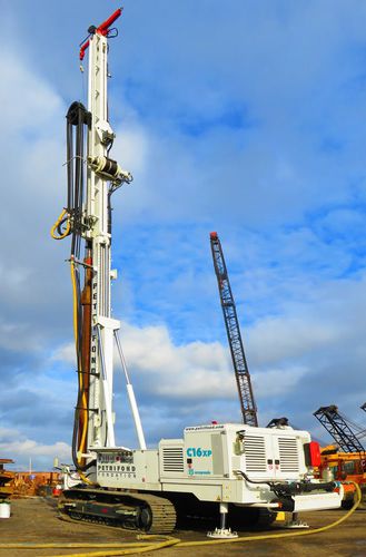 Perforadora multifunción - C16 XP-2 - CASAGRANDE - Foundation Division - con orugas / rotativa / hidráulica