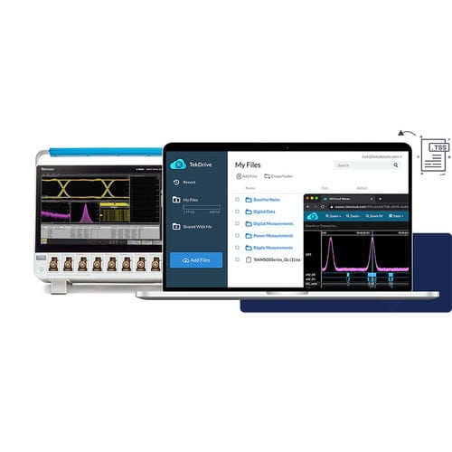 Software de gestión de datos técnicos - TekDrive - Tektronix - de ingeniería / de automatización / para prueba