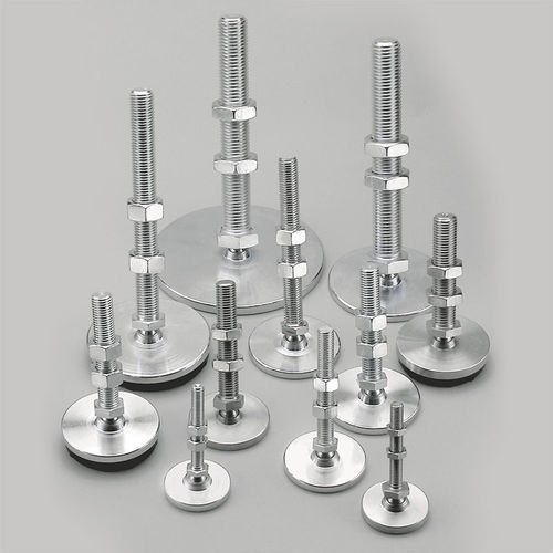 Pie de máquina - S&W Manufacturing - de acero inoxidable / de nivelación / antivibración