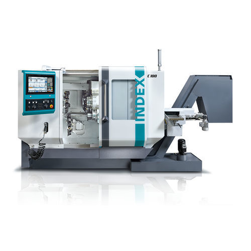 Máquina de torneado de producción - C100 - INDEX Drehmaschinen - CNC / vertical / VDI 25