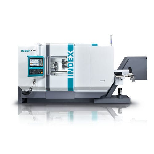 Máquina de torneado de producción - C200 - INDEX Drehmaschinen - CNC / 2 ejes / de doble torreta