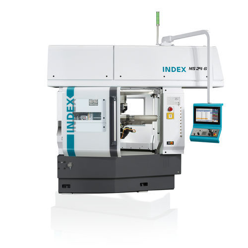 Máquina de torneado CNC - MS24-6 - INDEX Drehmaschinen - 3 ejes / hidrostática / multihusillos
