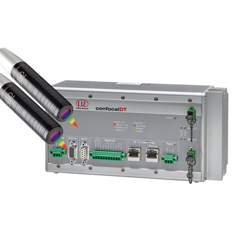 Sensor de desplazamiento lineal - confocalDT IFC2421/22 - MICRO-EPSILON - sin contacto / confocal con código cromático / EtherCAT