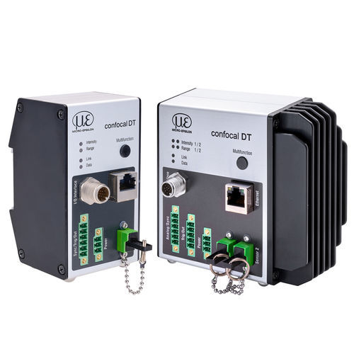 Sensor de desplazamiento lineal - confocalDT IFC2416/IFC2417 - MICRO-EPSILON - sin contacto / confocal con código cromático / EtherCAT