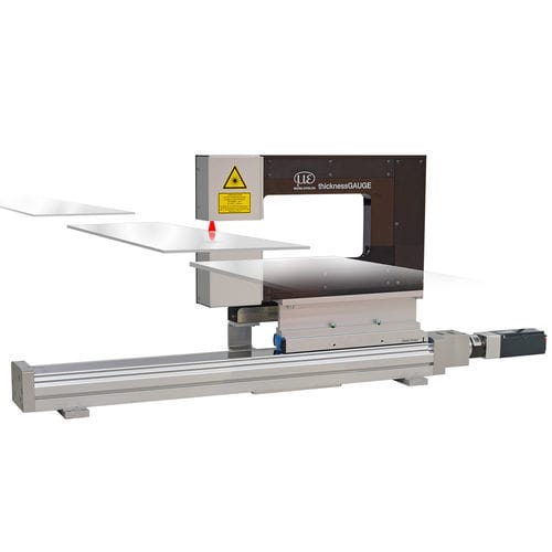 Medidor de espesores placa - thicknessGAUGE 3D - MICRO-EPSILON - cinta / para cintas transportadoras / de revestimiento