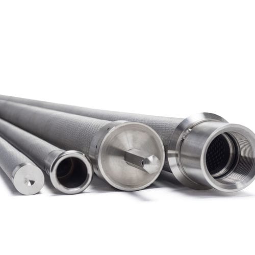 Cartucho filtrante para gas - Sinterflo® MC - Porvair - para filtración fina / de acero inoxidable / de uso general