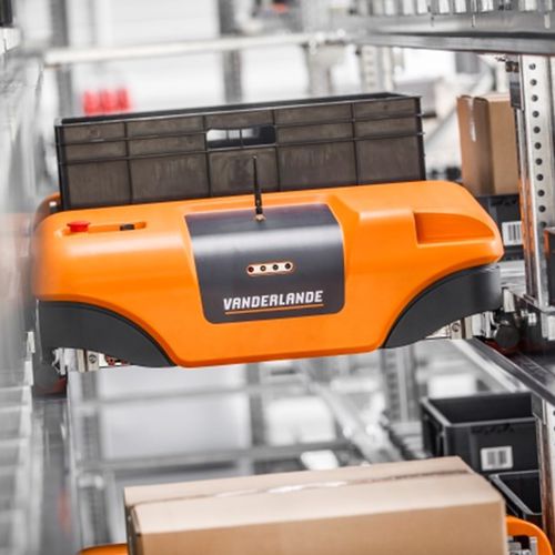 Transelevador automático - ADAPTO - VANDERLANDE - para almacén / para sistema de organización