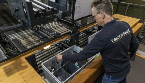 Puesto de trabajo de preparación de pedidos - VANDERLANDE - ergonómico / modular / de altura regulable