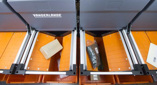 Clasificador para la logística - TRAYSORTER - VANDERLANDE - automático / para componentes electrónicos / para paquetes