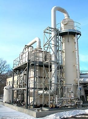 Lavador de gases por vía húmeda - 5000 series - bionomicind - para óxido de nitrógeno