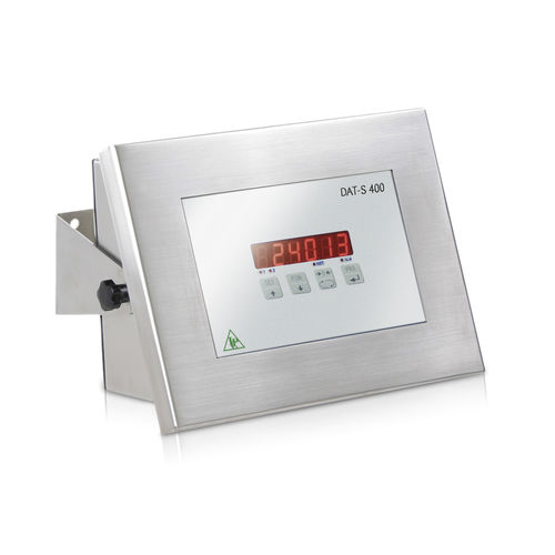 Indicador de pesaje digital - DAT S 400 - Pavone sistemi - empotrable / IP66 / IP67