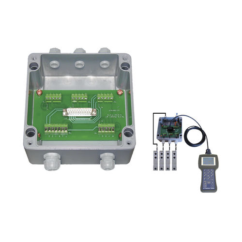 Caja de conexiones montada en superficie - CGS4-C - Pavone sistemi - IP66 / de acero inoxidable / para celda de carga
