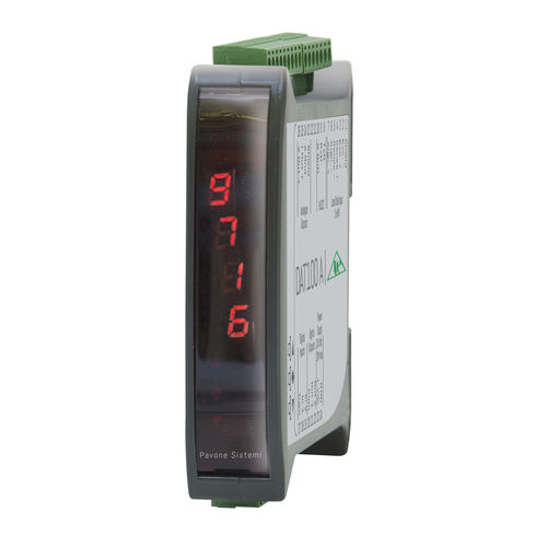 Transmisor de peso analógico - DAT 100  - Pavone sistemi - Modbus RTU / montado sobre carril DIN