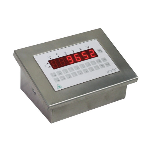 Indicador transmisor de pesaje con visualizador led - MCS 312 - Pavone sistemi - empotrable / IP67 / resistente al agua