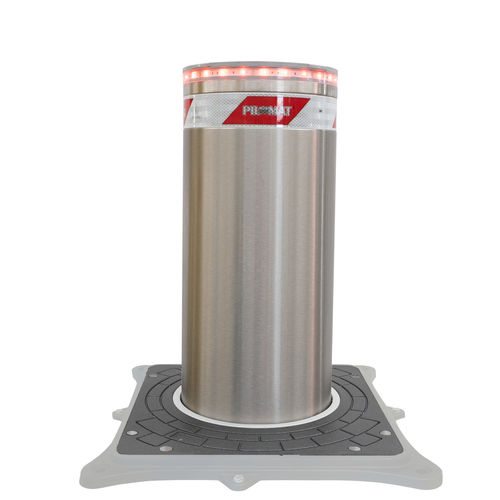 Bolardo retráctil automático - 275/P 600A - PILOMAT - hidráulico / de acero inoxidable