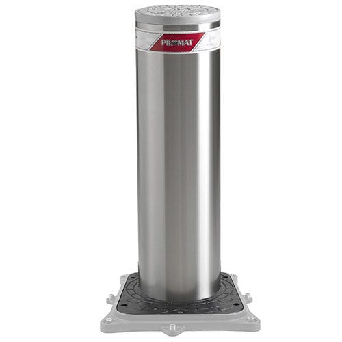 Bolardo retráctil automático - 220EM/ 800A - PILOMAT - electromecánico / de acero inoxidable