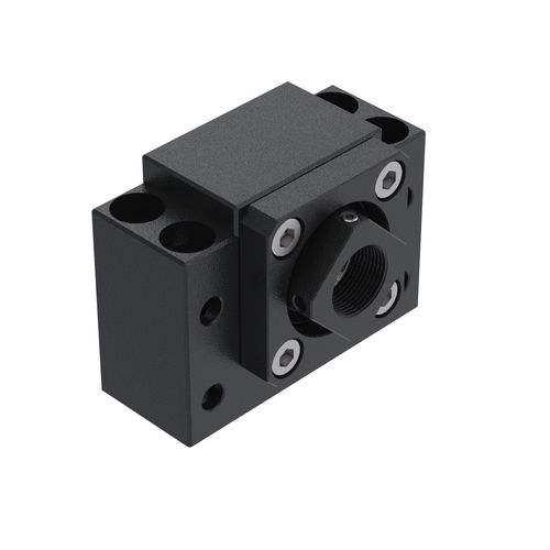 Soporte con rodamiento con brida - BK series - NEFF-Gewindetriebe - axial / fijo / de placa