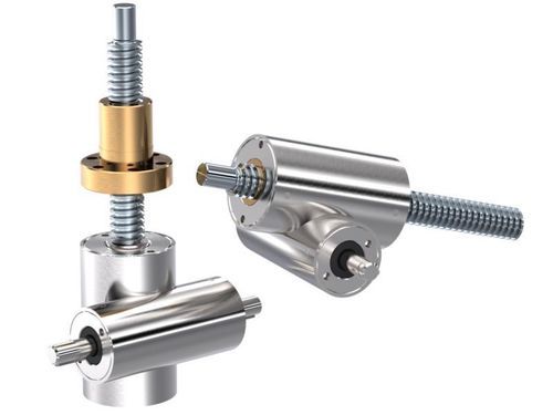 Gato de husillo tornillo giratorio - TUBIX - NEFF-Gewindetriebe - husillo traslante / de acero inoxidable / compacto
