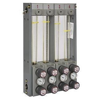 Regulador de caudal volumétrico - FSMS series - Meusburger Georg GmbH & Co KG - para agua