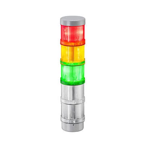 Columna de señalización LED - KombiSIGN 72 - WERMA - de flash intermitente / de 3 colores / IP65