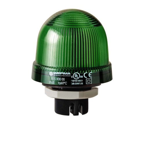 Avisador luminoso permanente - 815.100.00 - WERMA - LED / 230 V CA / 12 V CA