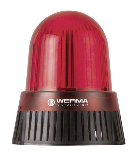 Difusor de alarma sonora con luz de señalización - 430.100.75 - WERMA - con avisador luminoso de LED