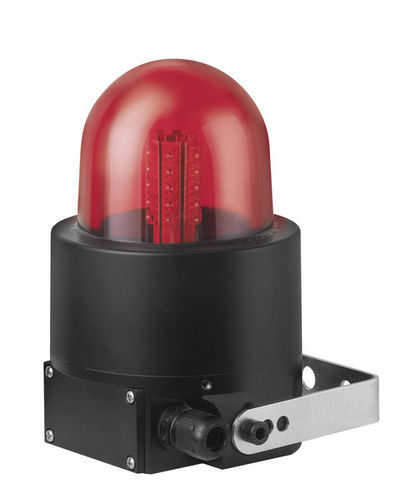 Avisador luminoso de destellos - 729.160.55 - WERMA - LED / 24 Vcc / IP66