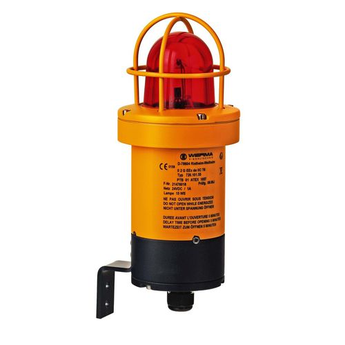 Avisador luminoso de destellos - 720.101.55 - WERMA - LED / 24 Vcc / antideflagrante