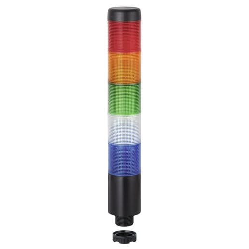 Columna de señalización LED - KOMPAKT 37 - 698.160.75 - WERMA - permanente / IP65