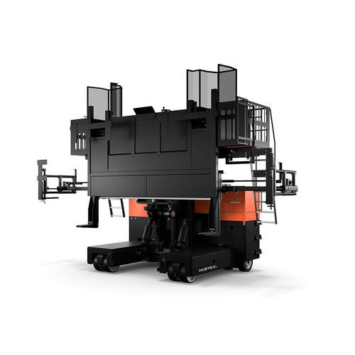 Carretilla elevadora lateral eléctrica - M series - HUBTEX - con operador sentado / de manipulación / para pasillos estrechos