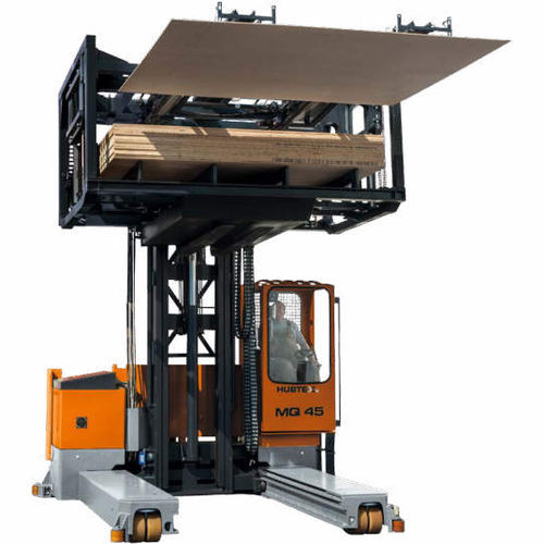 Carretilla elevadora lateral eléctrica - VK - HUBTEX - con operador sentado / multidireccional / con plataforma