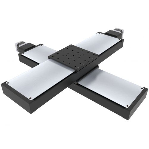 Platina de posicionamiento XY - XY-BSMA-140H-300X300 - IntelLiDrives, Inc. - motorizada / 2 ejes / de precisión