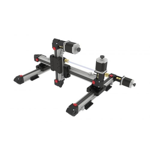 Sistema de posicionamiento XY - BEMA-W45-300X300X100 - IntelLiDrives, Inc. - lineal / automático / vertical