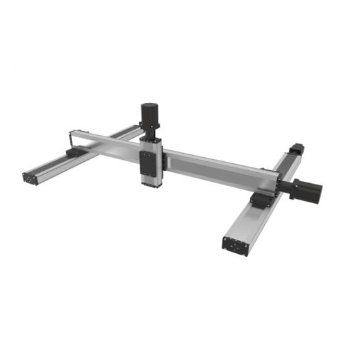 Sistema de posicionamiento de pórtico - BSMAE-F120L-1000X1000X100 - IntelLiDrives, Inc. - XYZ / automático / lineal