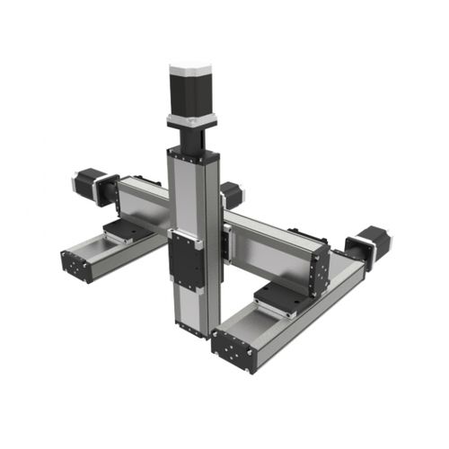Sistema de posicionamiento XYZ - BSMAE-F80L-300X300X300 - IntelLiDrives, Inc. - lineal / automático / vertical