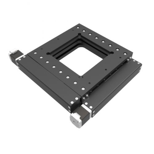 Platina de posicionamiento XY - XY-OF-100X100J - IntelLiDrives, Inc. - motorizada / 2 ejes / para microscopio