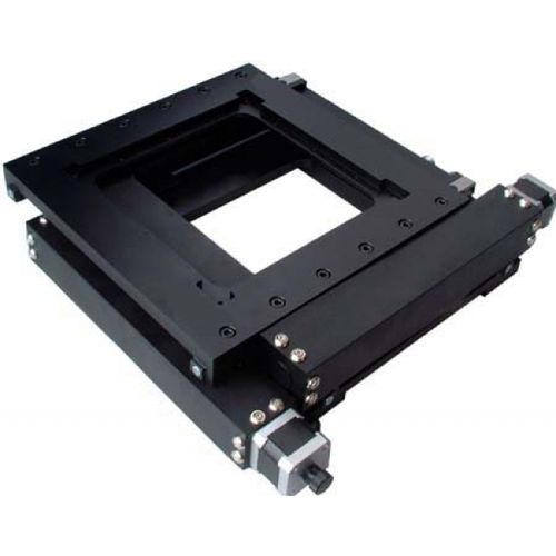 Platina de posicionamiento XY - XY-OF-100X100LY - IntelLiDrives, Inc. - motorizada / 2 ejes / para microscopio