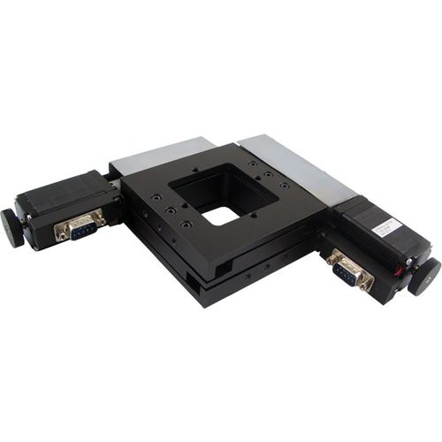 Platina de posicionamiento XY - XY-OF-15X15LY - IntelLiDrives, Inc. - de perfil plano / open frame / para microscopio