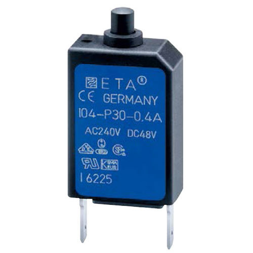 Disyuntor térmico - 104 series - E-T-A - de rearme manual / unipolar