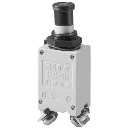 Disyuntor térmico - 483 series - E-T-A - de rearme manual / unipolar / miniatura